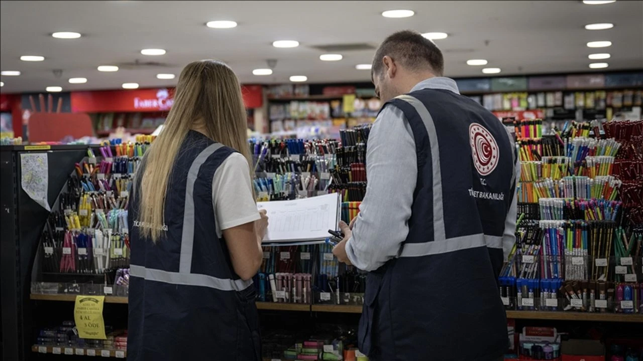 Kırtasiye ve okul ürünlerini denetledi!